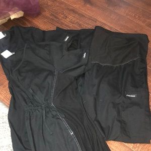 2 pairs of Cherokee black maternity scrubs